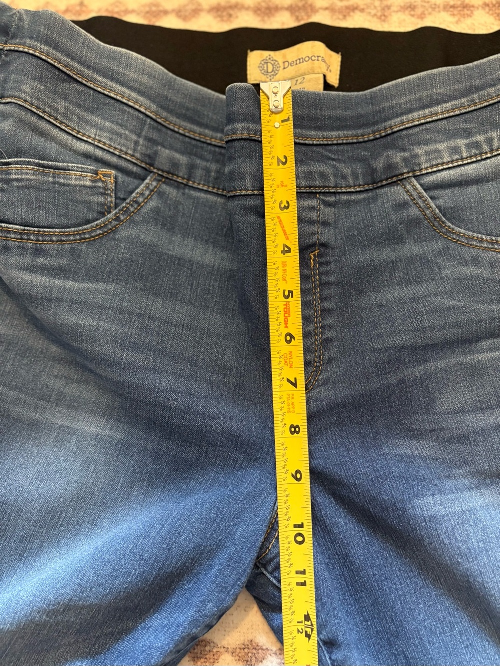 Democracy pull on jeans size 12 like new - Picture 6 of 8